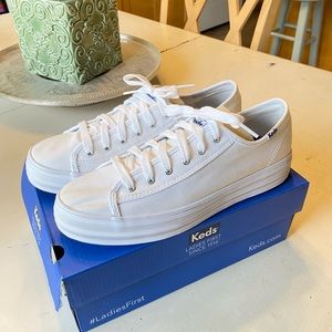 Keds Triple Kick Canvas Sz 8.5 NEW